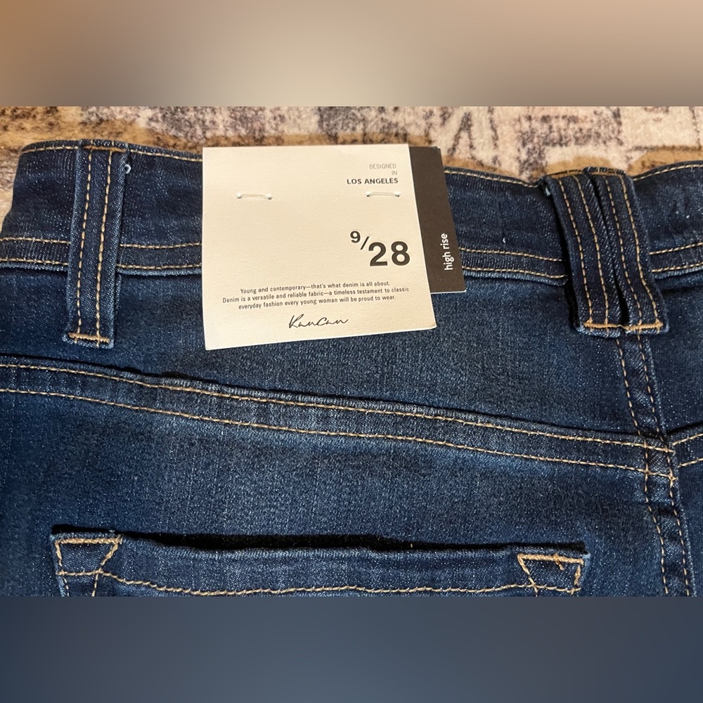 NWT KanCan High Rise Button Fly Flare. Distressed Detailing. - Picture 10 of 12